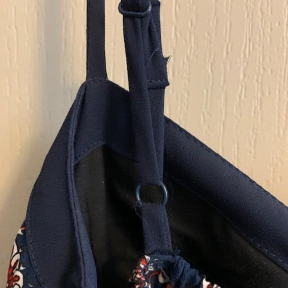 Xhilaration Maxi Size S Shelf Bra/Pads Adjustable Straps Slip on Floral Dress - Picture 6 of 7